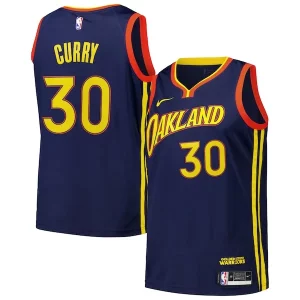 Elegante Stephen Curry Golden State Warriors Nike Swingman Player Jersey City Edition Royal