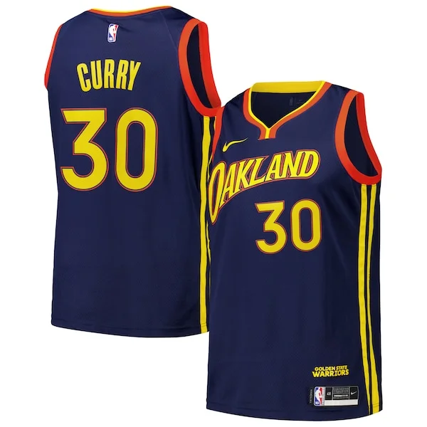 Elegante Stephen Curry Golden State Warriors Nike Swingman Player Jersey City Edition Royal