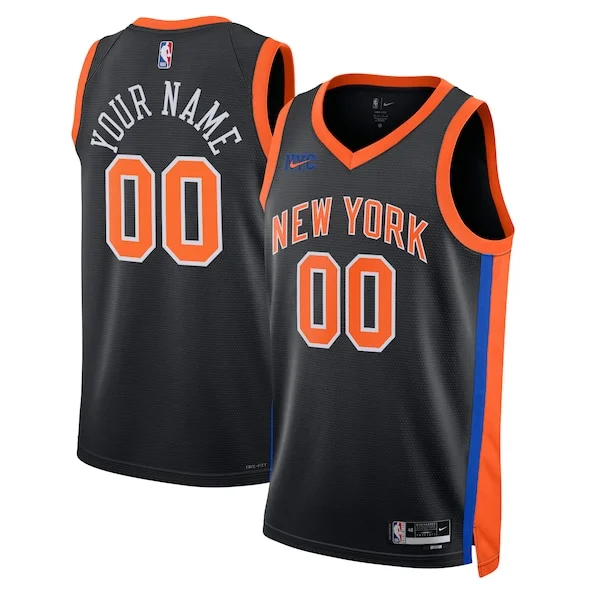 Elegante Stupendo New York Knicks Nike Unisex 2022/23 Swingman Custom Jersey City Edition Black
