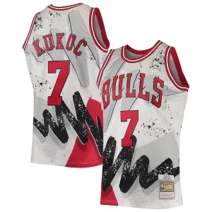 Elegante Toni Kukoc Chicago Bulls Hardwood Classics 1995/96 Hyper Hoops Swingman Jersey White