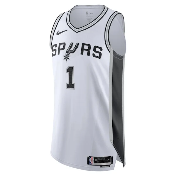 Elegante Victor Wembanyama San Antonio Spurs Nike Authentic Jersey Association Edition White