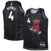 Fantastico Accattivante Elegante Scottie Barnes Toronto Raptors Nike Youth 2024/25 Swingman Player Jersey City Edition Black
