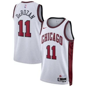 Fantastico DeMar DeRozan Chicago Bulls Nike Unisex 2022/23 Swingman Jersey City Edition White