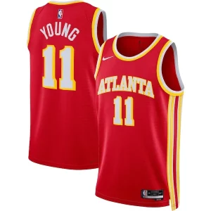 Fantastico Delizioso Trae Young Atlanta Hawks Nike Unisex Swingman Jersey Icon Edition Red/White