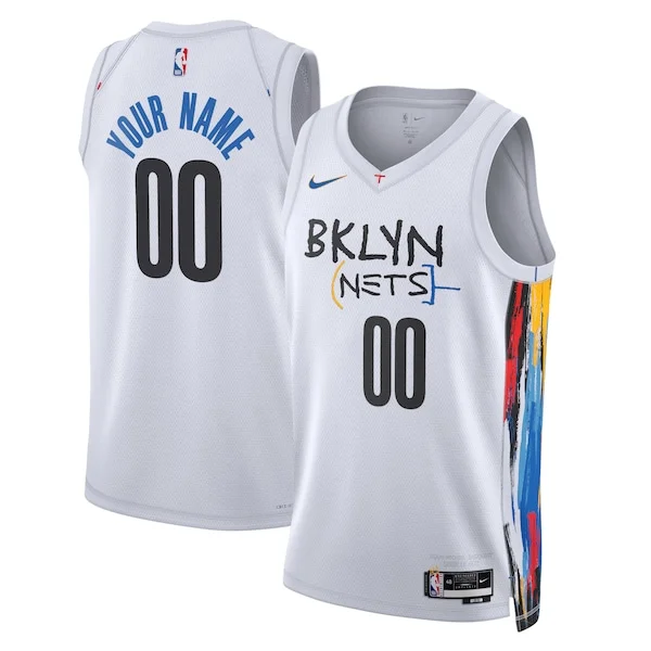 Fantastico Fascinante Brooklyn Nets Nike Unisex 2022/23 Swingman Custom Jersey City Edition White
