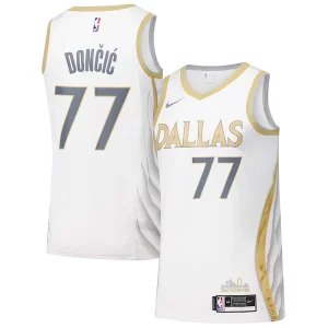 Fantastico Gorgeous Stupendo Dallas Mavericks Nike Swingman Player Jersey City Edition White