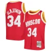 Fantastico Hakeem Olajuwon Houston Rockets Youth Swingman Throwback Jersey Red