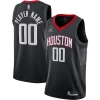 Fantastico Houston Rockets Jordan Brand Swingman Custom Jersey Statement Edition Black