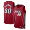 Fantastico Incantevole Versatile Miami Heat Jordan Brand Unisex 2022/23 Swingman Custom Jersey Statement Edition Red