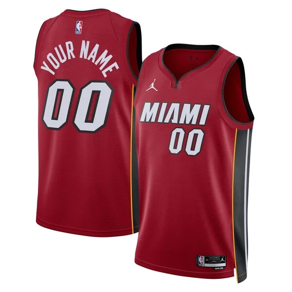 Fantastico Incantevole Versatile Miami Heat Jordan Brand Unisex 2022/23 Swingman Custom Jersey Statement Edition Red