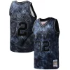 Fantastico Karl Malone Utah Jazz Hardwood Classics 1991/92 Tie Dye Swingman Jersey Black