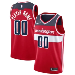 Fantastico Lussuoso Prestigioso Washington Wizards Nike 2020/21 Swingman Custom Jersey Icon Edition Red