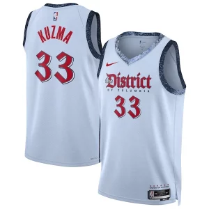 Fantastico Magnifico Kyle Kuzma Washington Wizards Nike Unisex 2024/25 Swingman Player Jersey City Edition Powder Blue