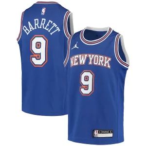 Fantastico Meraviglioso RJ Barrett New York Knicks Jordan Brand Youth 2020/21 Swingman Player Jersey Statement Edition Blue