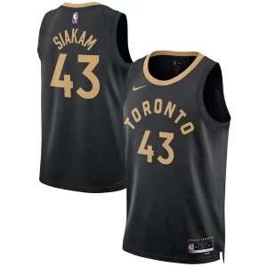 Fantastico Pascal Siakam Toronto Raptors Nike Unisex 2022/23 Swingman Jersey City Edition Black