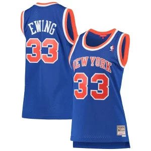 Fantastico Patrick Ewing New York Knicks Women's 1991/92 Hardwood Classics Swingman Jersey Blue