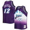 Fantastico Prestigioso Incantevole John Stockton Utah Jazz Big & Tall Hardwood Classics 1996/97 Swingman Jersey Purple