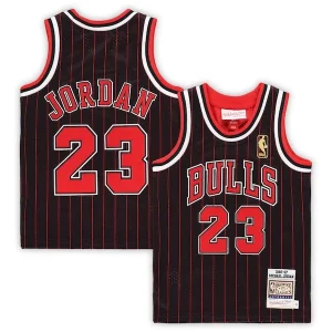 Fantastico Resistente Michael Jordan Chicago Bulls Toddler 1996/97 Hardwood Classics Authentic Jersey Black/Red/White