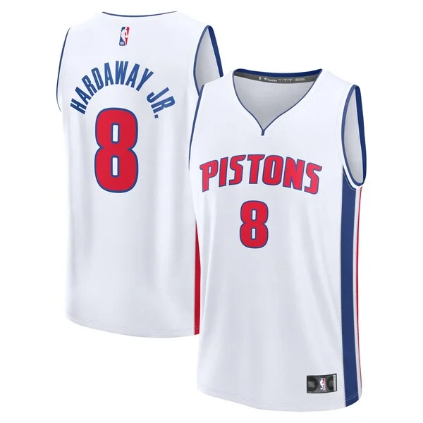 Fantastico Sofisticato Tim Hardaway Jr. Detroit Pistons Youth Fast Break Replica Player Jersey Association White Edition