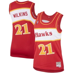 Fantastico Splendido Robusto Dominique Wilkins Atlanta Hawks Women's Hardwood Classics Swingman Jersey Red