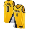 Bellissimo Elegante Delizioso Tyrese Haliburton Indiana Pacers Jordan Brand Unisex Swingman Jersey Statement Edition Gold