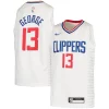 Fantastico Stupendo Paul George LA Clippers Nike Youth 2020/21 Swingman Jersey Association Edition White