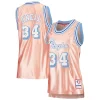 Fantastico Versatile Raffinato Shaquille O'Neal Los Angeles Lakers Women's 75th Anniversary Rose Gold 1996 Swingman Jersey Pink