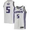 Fantastico Versatile Resistente De'Aaron Fox Sacramento Kings Nike Swingman Player Jersey Association Edition White