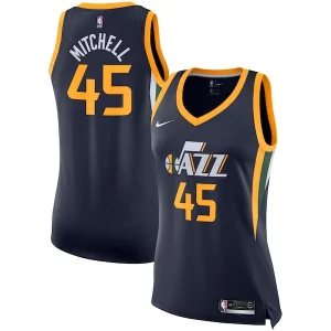 Fascinante Attraente Versatile Donovan Mitchell Utah Jazz Nike Women's Swingman Jersey Icon Edition Navy