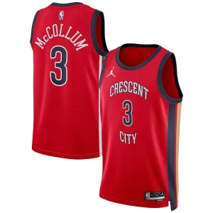 Attraente Lussuoso CJ McCollum New Orleans Pelicans Jordan Brand Unisex Swingman Jersey Statement Edition Red