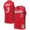 Fascinante Classico Accattivante Dwyane Wade Miami Heat Hardwood Classics Swingman Jersey Red