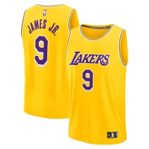 Fascinante Eccezionale Stupendo Bronny James Los Angeles Lakers 2024 NBA Draft Fast Break Player Jersey Icon Edition Gold