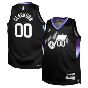 Fascinante Jordan Clarkson Utah Jazz Jordan Brand Youth Swingman Jersey Statement Edition Black