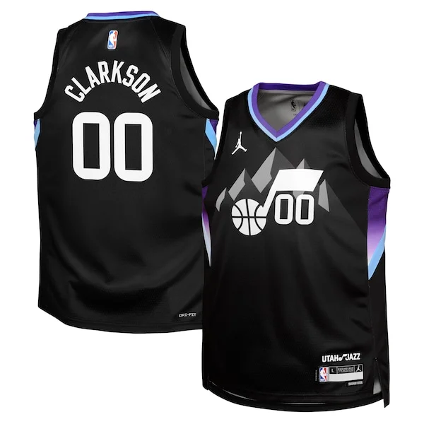 Fascinante Jordan Clarkson Utah Jazz Jordan Brand Youth Swingman Jersey Statement Edition Black