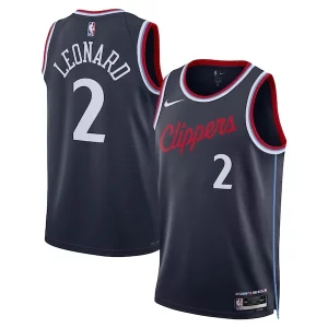 Fascinante Kawhi Leonard LA Clippers Nike Unisex 2024/25 Swingman Jersey Navy Icon Edition