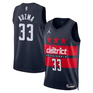Fascinante Kyle Kuzma Washington Wizards Jordan Brand Unisex 2024/25 Swingman Jersey Statement Edition Navy