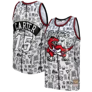 Fascinante Splendido Lussuoso Vince Carter Toronto Raptors 1998/99 Swingman Jersey White