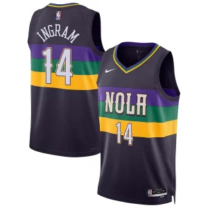 Fascinante Stupendo Brandon Ingram New Orleans Pelicans Nike Unisex 2022/23 Swingman Jersey City Edition Purple