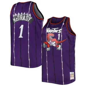 Gorgeous Carino Bellissimo Tracy McGrady Toronto Raptors Big & Tall Hardwood Classics 1998/99 Swingman Jersey Purple