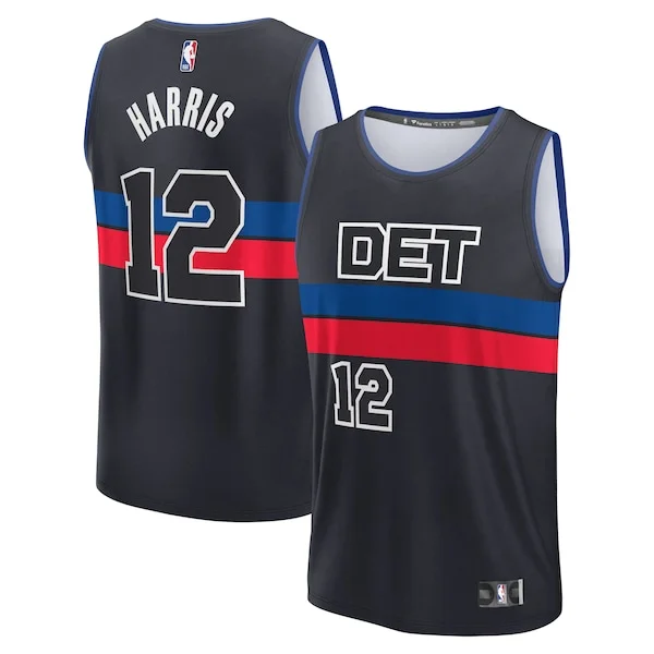 Moderno Gorgeous Raffinato Tobias Harris Detroit Pistons Youth Fast Break Player Jersey Statement Edition Black