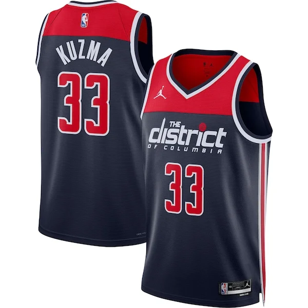 Gorgeous Cool Moderno Kyle Kuzma Washington Wizards Jordan Brand Unisex Swingman Jersey Statement Edition Navy
