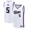 Gorgeous De'Aaron Fox Sacramento Kings Fast Break Replica Player Jersey Association Edition White