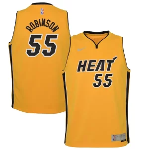 Gorgeous Delizioso Duncan Robinson Miami Heat Nike Youth 2020/21 Swingman Player Jersey Trophy Gold Earned Edition
