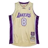 Gorgeous Delizioso Kobe Bryant Los Angeles Lakers Hall of Fame Class of 2020 #8 Authentic Jersey Gold/Purple