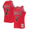 Gorgeous Fascinante Toni Kukoc Chicago Bulls 1997/98 Hardwood Classics Swingman Jersey Red
