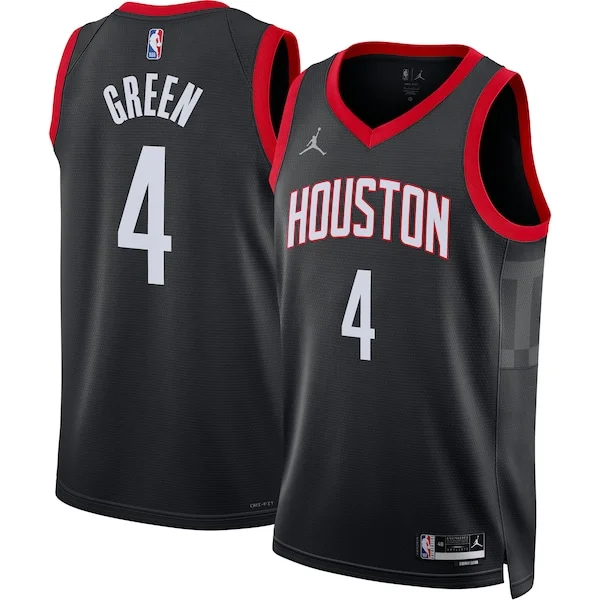 Gorgeous Jalen Green Houston Rockets Jordan Brand Unisex Swingman Jersey Statement Edition Black