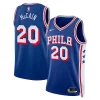 Gorgeous Jared McCain Philadelphia 76ers Nike Swingman Jersey Icon Edition Royal