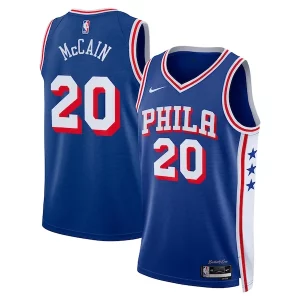 Gorgeous Jared McCain Philadelphia 76ers Nike Swingman Jersey Icon Edition Royal