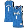 Gorgeous Moderno Tracy McGrady Orlando Magic Women's 2000/01 Hardwood Classics Swingman Jersey Blue