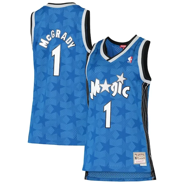 Gorgeous Moderno Tracy McGrady Orlando Magic Women's 2000/01 Hardwood Classics Swingman Jersey Blue